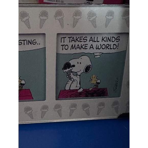 Hallmark "It Takes All Kinds!" Limited Edition Snoopy Comic Strip Frame - Picture 10 of 10